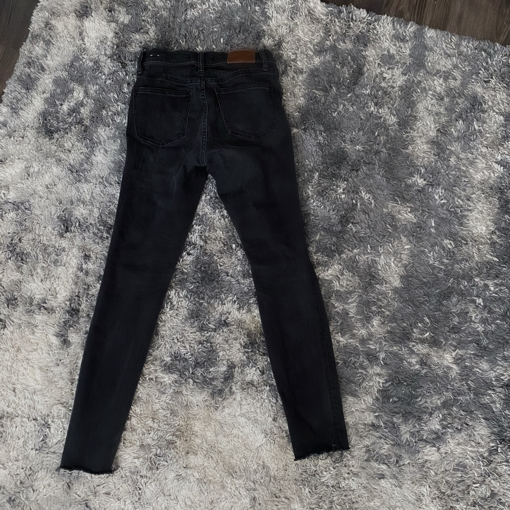 Madewell 9” High-Rise Skinny Size 25 Black Jeans
